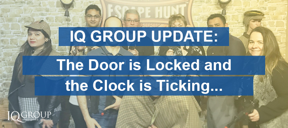 IQ Group update, the door is locked and the clock is ticking
