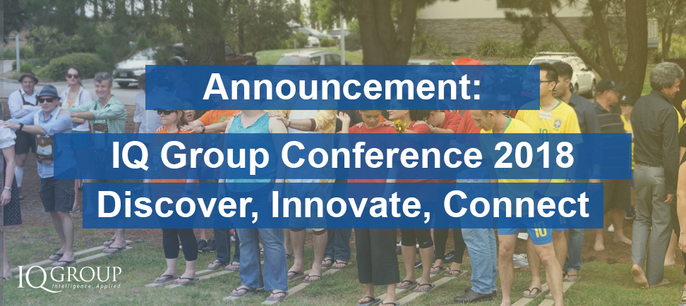IQ Group Conference 2018 – Discover, Innovate, Connect