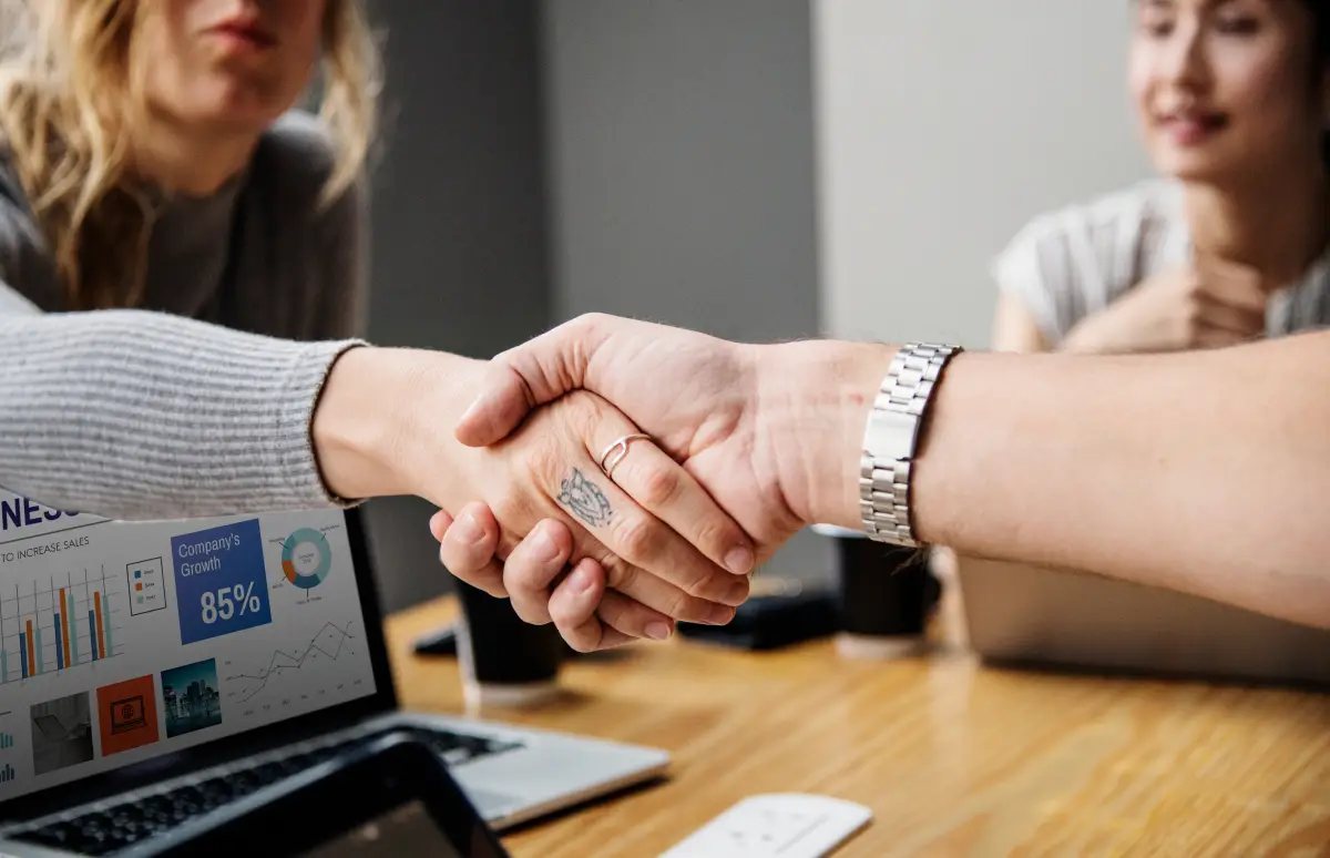 Financial services supplier partnership concept representing how vendor relationships create customer value in banking and superannuation