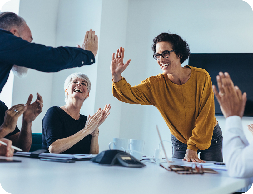 IQ Group team members demonstrating the company culture that attracts top financial services consulting talent